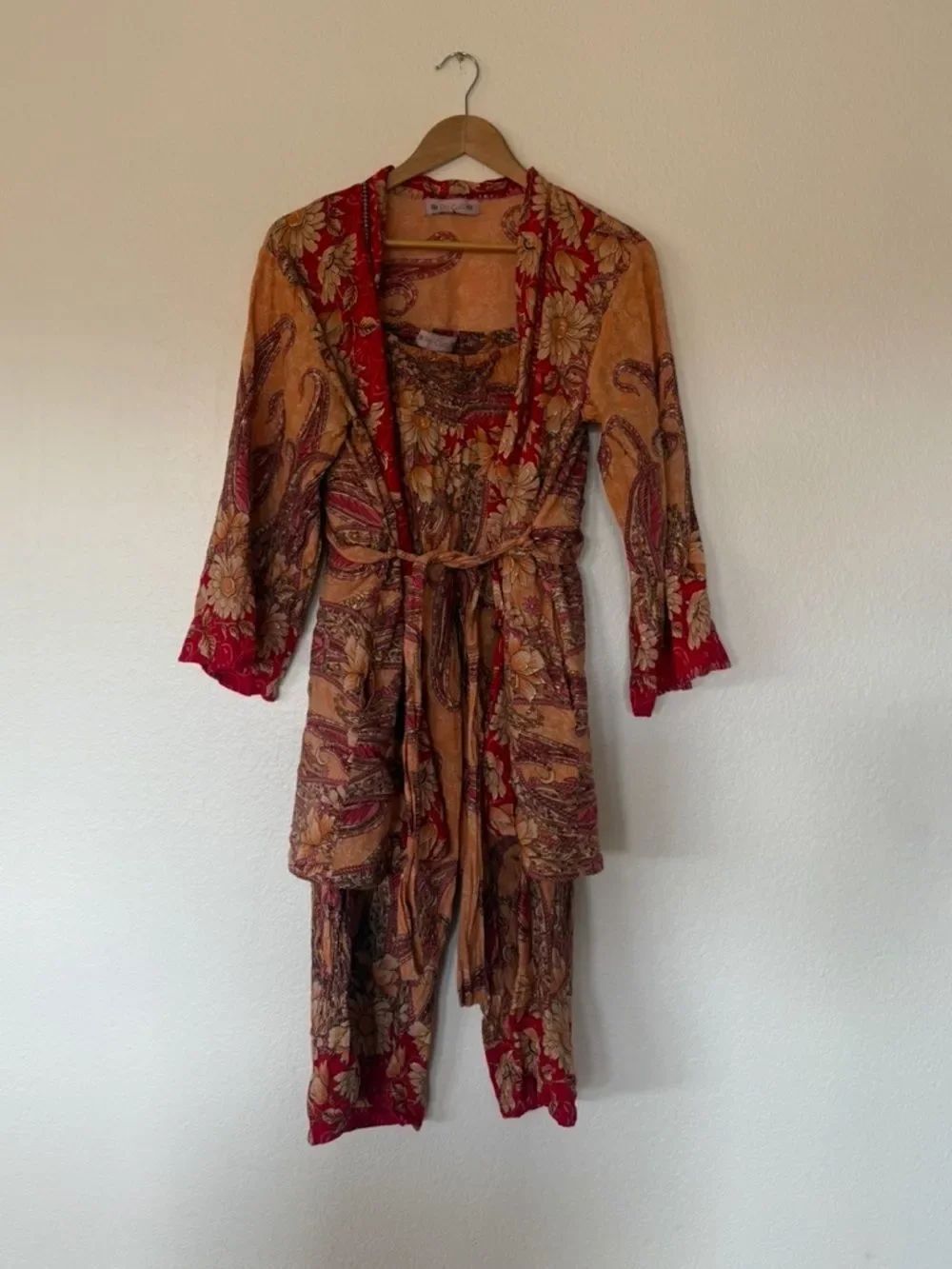 Red boho printed set - Picture 4 of 9